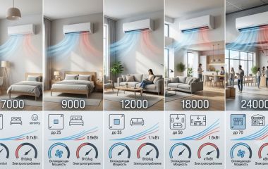 Что означает 7000, 9000, 12000, 18000 и 24000 BTU в кондиционерах